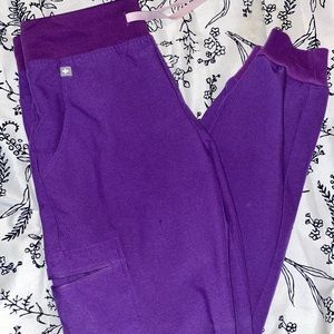 Figs Ultra Violet Zamora Jogger Scrub Pants